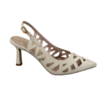 slingback in naplak, allacciatura posteriore, tacco 75mm
