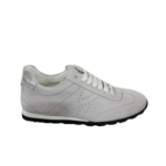 sneakers in camoscio, allacciatura frontale, fondo 20mm